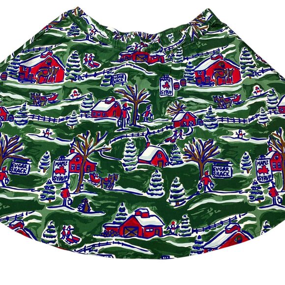 Classic Prep Girls Size L Skirt Elsa Sugar Shack Print - Picture 6 of 15